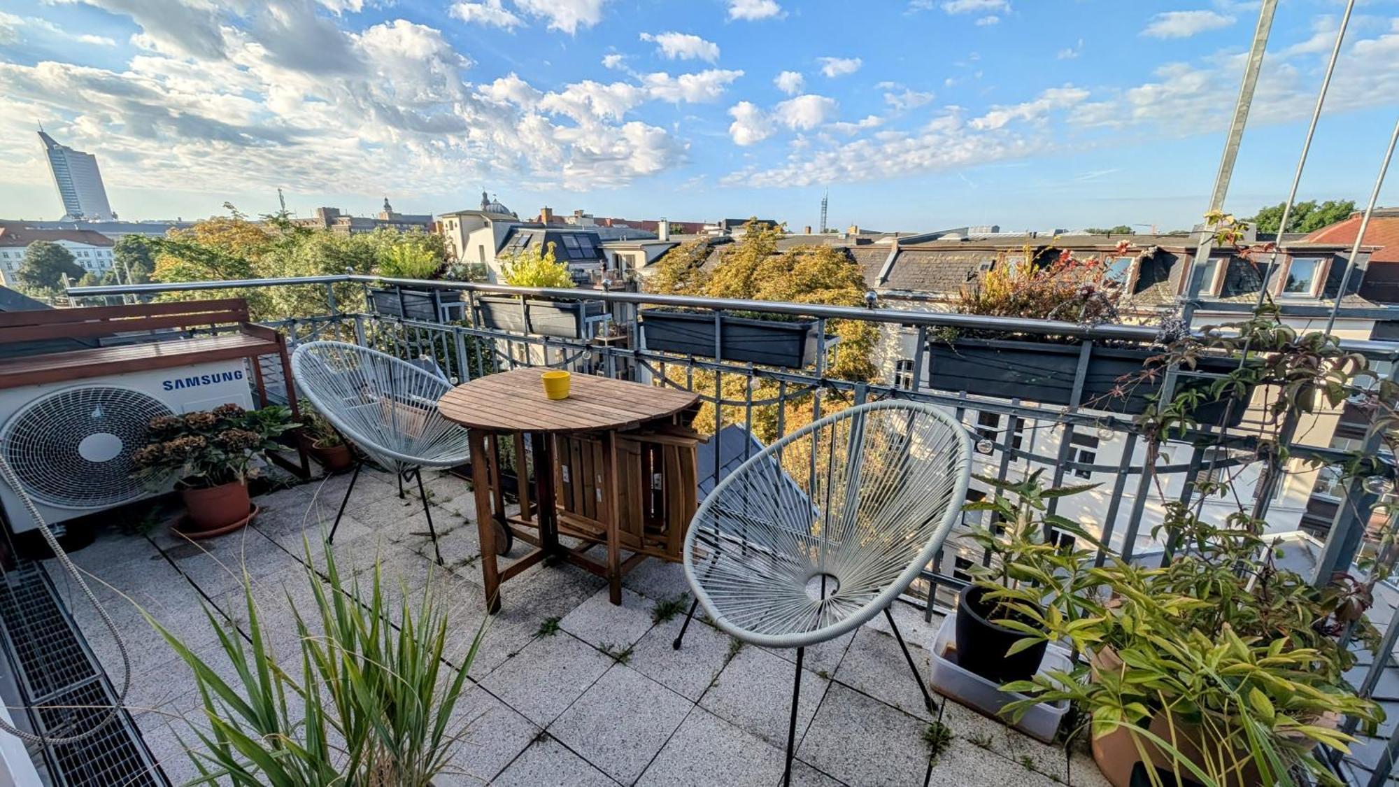 Grosszuegige Maisonette Ueber Dem Leipziger Zentrum Exterior foto